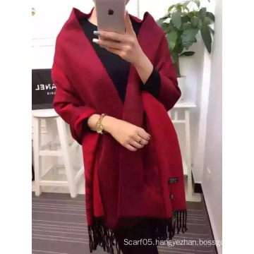Solid Color Wool Scarf